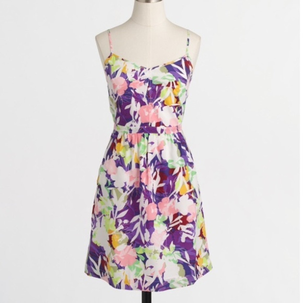 NWT J. Crew Sz 10 Printed Seaside Cami Sundress